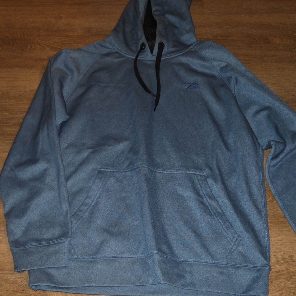 Pro Player Perform Dri Men's Slate Blue Hooded Sweatshirt
